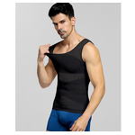 MEN Men's Body Shapers Breathable Seamless Compression Waist Cincher Corset Shapewear Knitted Girdle Slimming Tummy Body Shaper