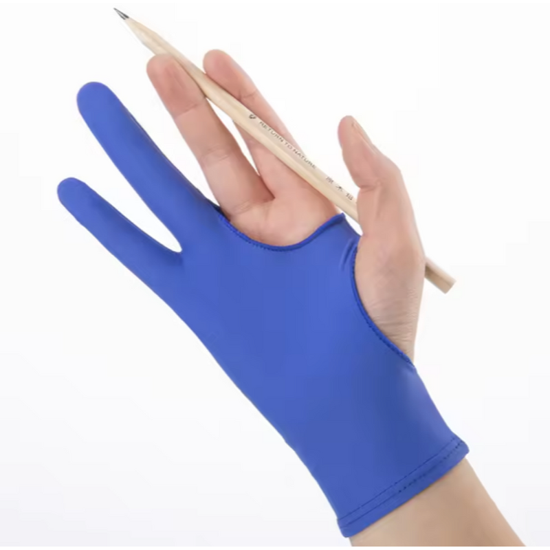 Eco-Friendly Daily Life Sketching & Oil Painting Gloves Anti-Stain Cotton Mittens with Touchscreen Compatibility