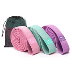 Wholesale Custom Elastic Fabric Pull up Assist Long Resistance Band Set