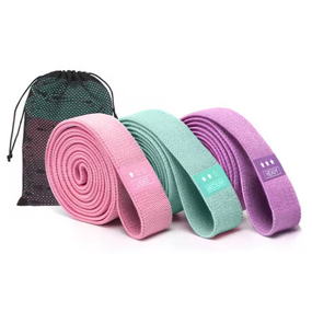 Wholesale Custom Elastic Fabric Pull up Assist Long Resistance Band Set