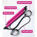 Portable Multifunction Pilates Theraband Exercise Resistance Band EVA Material Accessory for Pilates Practice