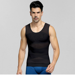 MEN Men's Body Shapers Breathable Seamless Compression Waist Cincher Corset Shapewear Knitted Girdle Slimming Tummy Body Shaper
