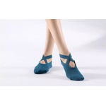 Wholesale Anti Slipping Yoga Socks Pilates Socks Non Slip Grip Socks for Women Pilates Ballet Barefoot Workout With Straps