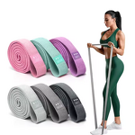 Wholesale Custom Elastic Fabric Pull up Assist Long Resistance Band Set