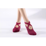 Wholesale Anti Slipping Yoga Socks Pilates Socks Non Slip Grip Socks for Women Pilates Ballet Barefoot Workout With Straps