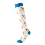 Custom Leg Support Stretch Compression Socks Women Running Athletic Travel Football Breathable Adult Sports Socks