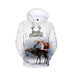 Autumn and Winter Christmas Hoodie 3D Print Santa Claus Hooded Sweatshirts Street Trend Leisure Pullover Hoodies Women CoatAutum