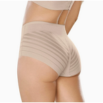 Women's High Waist Sexy Transparent Thongs XL Size Polyamide Mesh Strips Panties Low-Rise Thin Everyday Solid Knitted Plain Dyed