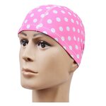 Customized Boys Swimming Hats with Durable Logo Low-Priced Stretch Bathing Hats Made of Durable Polyester