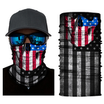 Motocross Balaclava Face Mask Quick Dry 3D Skull Sport Cap Polyester Bicycle Hat for Bike Racing Fishing & Outdoor Sports