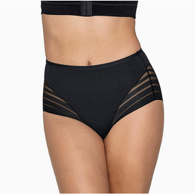 Women's High Waist Sexy Transparent Thongs XL Size Polyamide Mesh Strips Panties Low-Rise Thin Everyday Solid Knitted Plain Dyed