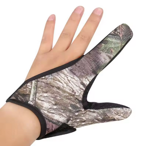 Double-Finger Anti-Slip Fishing Gloves with Elastic Band Protector Outdoor Gear for Active Sports
