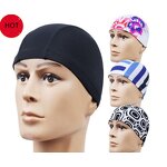 Customized Boys Swimming Hats with Durable Logo Low-Priced Stretch Bathing Hats Made of Durable Polyester