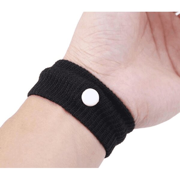Custom Colors Soft Elastic Adult Kids Anti Nausea Seasickness Carsickness Relief Wrist Guard Bands