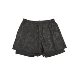 Men's Casual Workout Shorts Quick Dry 2-in-1 Compression Mesh Liner Woven Polyester Athletic Gym Sport Board Shorts Mid Waist