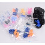 Soft Silicone Adult Swim Earplugs Waterproof Reusable Ear Protectors for Swimming Showering Surfing Snorkeling