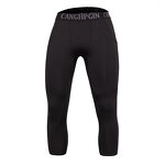 Factory Price Low MOQ Design Your Own 100% Polyester Streachable Fabric Mens 3/4  Leggings Running Compression Gym Yoga Pants