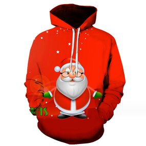Christmas Harajuku Oversized Hoodies for Men Fashion 3D Print Autumn New in Sweatshirts Hip Hop Trend  Clothes Women Pullover
