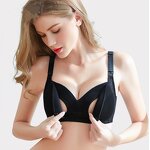 Wireless Maternity Bra Gathered Anti-sagging Pregnancy Nursing Underwear Breastfeeding Bra