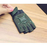 Breathable Polyester Half-Finger Tactical Gloves for Summer Non-Slip Outdoor Fitness Training