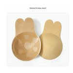 Rabbit Ear Sticky Strapless Bra Backless No Traces Adhesive Lifting Chest Stickers Breast Lifter Bra