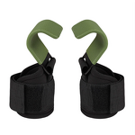 Neoprene Gym Training Hook Straps with Breathable Wrist Support Palm Guard Fitness Accessory