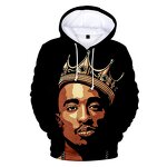Singer 2 PAC  3d Printing Custom Hoodie and Premium Hoodie Custom  Men&Women's Hoodies