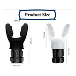 Food-Grade Silicone Lung Respiratory Exerciser Breath Trainer and Mouth Guard for Breathing Exercises