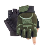 Breathable Polyester Half-Finger Tactical Gloves for Summer Non-Slip Outdoor Fitness Training
