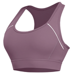 Comfortable Women's Activewear Gym Bra with Cross Back Design Breathable Fitness Sports Bras for Moving Front Logo