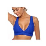 Yoga Fitness Stretch Workout Textured Activewear Private Label Sport Bra Women
