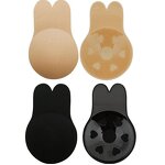 Rabbit Ear Sticky Strapless Bra Backless No Traces Adhesive Lifting Chest Stickers Breast Lifter Bra