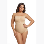 Women's Plus Size Bodysuit Tummy Control Seamless Body Shaper Top Sleeveless Silk Tanks Breathable Shapewear