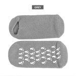 Vitamin E Spa Socks Full Gel Oil Moisturizing Treatment Soften and Repair Cracked Skin Thin 1Pair Print Cuff Logo