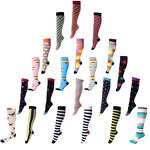 Wholesale Running Stockings 20-30 Mmhg Women WoWomen Sports Socks Marathon Cycling Football Varicose Veins Sock Compression Sock