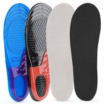 Pu Elastic Sports Insoles Unisex Summer Sweat Absorption Cushioning Pressure Relief Thickened for Running Training