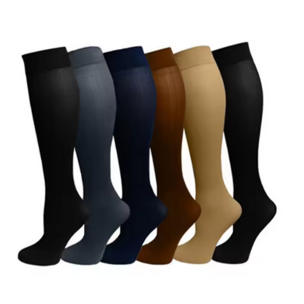 High Quality OEM Women's Crew Custom Compression Breathable Sport Socks Knitted Technique for Spring Running