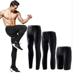 Top Selling Men Workout Leggings Football Leggings Fitness Compression Tight Gym Pants