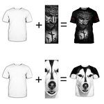 Men's Short Sleeve T-shirt Clothing Thermal Transfer 3d Printing Quick-drying Clothes Sportswear Cycling Wear