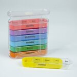2023  Hot Sale Weekly Pill Tablet Organizer Plastic Pill Organizer Medicine Tablet Pill Box Container Case
