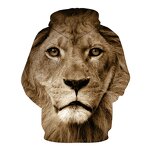 Unisex Custom Personalized Sweatshirt Hoodies Polyester Material with Logo Print Tiger Design for Autumn Season