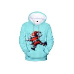 Autumn and Winter Christmas Hoodie 3D Print Santa Claus Hooded Sweatshirts Street Trend Leisure Pullover Hoodies Women CoatAutum