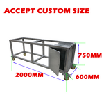 Industrial Work Table Factory - Steel with Wheels