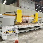 CNC Stone Cutting Machine Factory - Double Knife Kitchen Countertop