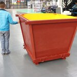 Waste Storage Bin Factory - Drop Bottom Container