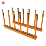 Storage Shelf Factory - Powder Coated Steel Slab Rack