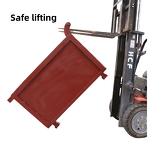 Steel Dumpster Bin Factory - 3 Sided Iron Rod Bin