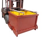 Stone Waste Container Factory - Red Customized Dumpster