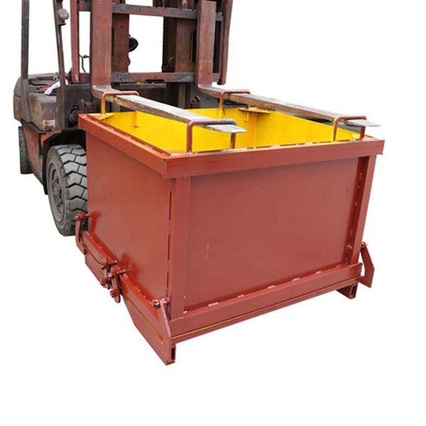Stone Waste Container Factory - Red Customized Dumpster
