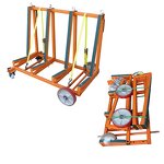 A-Frame Trolley Factory - Four-Wheel Slab Storage Cart